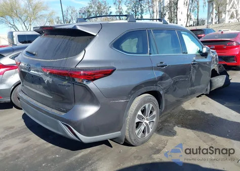 2022 Toyota Highlander Hybrid Xle from USA, damaged, VIN 5TDHBRCH0NS549897